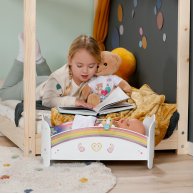 Кроватка для куклы Baby Born Сон на радуге, с эффектами и постелью 835999
