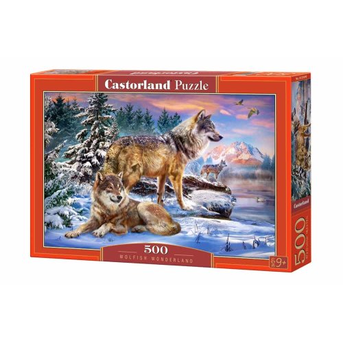 Пазлы Castorland 500 эл. Волчий мир