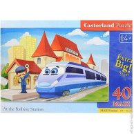 Castorland пазлы 40maxi На вокзале (B-040216)