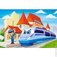 Castorland пазлы 40maxi На вокзале (B-040216)