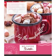Тетрадь А5 96 Кл. YES No Coffee No Work (765563)