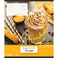 Тетрадь А5 96 Кл. YES No Coffee No Work (765563)