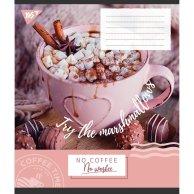 Тетрадь А5 96 Кл. YES No Coffee No Work (765563)