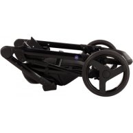 Коляска 2 в 1 Bair Mirello Plus кожа 100% Мята - черный MP-33/30