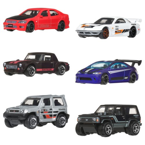 Тематический набор машинок Hot Wheels Дорогами Японии JLB23