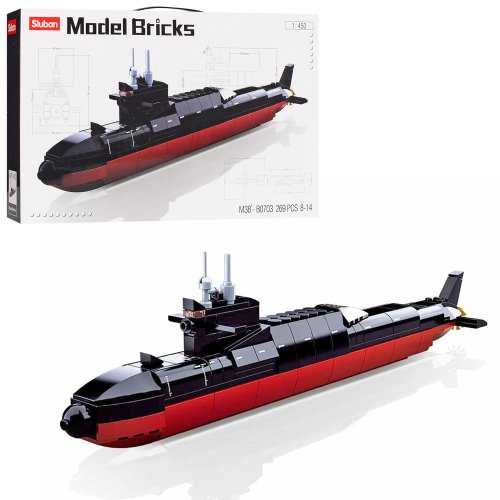 Конструктор SLUBAN подводная лодка M38-B0703