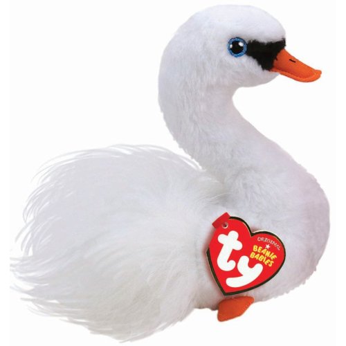 TY Beanie Babies Белый лебедь "Gracie" 15см (41035)