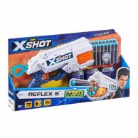 X-Shot Скорострельный бластер EXCEL Reflex 6 (3 банки, 16 патронов)