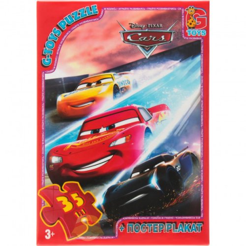Пазлы ТМ "G-Toys" из серии "Тачки" (Z10200)