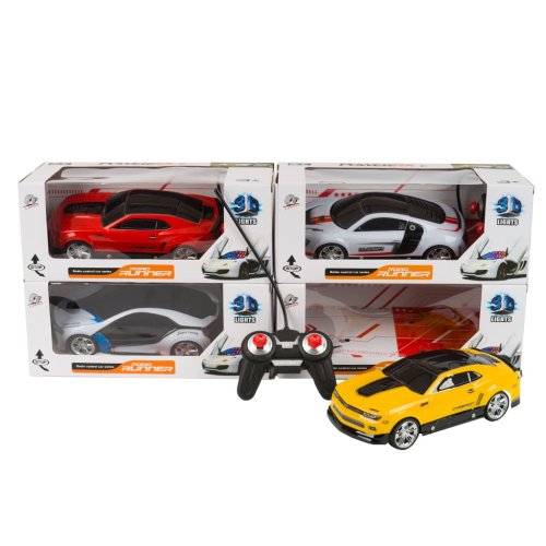 Машина на радиоуправлении с подсветкой, 1:18, 24 см 3700-61-2-3-4G