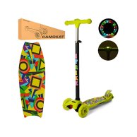 Детский трехколесный самокат I-Trike Maxi с подсветкой колес, зеленый JR3-055-GR1-L