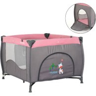Манеж ME 1030 ARENA Pink Len квадратный детский