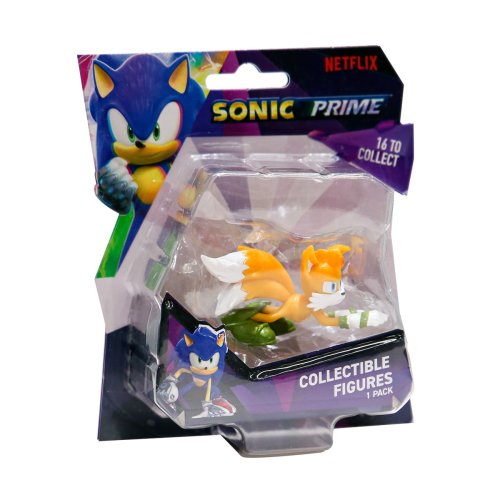 Игровая фигурка Sonic Prime Тэйлз готов к бою, 6,5 см SON2010B