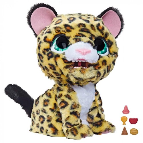 Мягкая интерактивная игрушка Hasbro Леопард Лолли FurReal Friends lil\'Wilds F4394