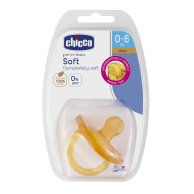 Пустышка Chicco Physio Soft латексная от 0 до 6 месяцев, 1шт. 73000.31