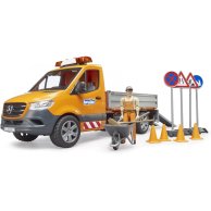 Машинка Bruder MB Sprinter Дорожная служба с фигуркой, аксессуарами 02677