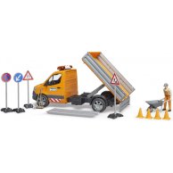 Машинка Bruder MB Sprinter Дорожная служба с фигуркой, аксессуарами 02677