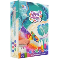 Набор для творчества 4FUN Game Club Эбру арт, 12 пигментов, гипсовые фигурки 94133