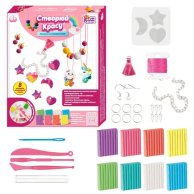 Набор для создания украшений 4FUN Game Club из полимерной глины, 8 цветов 76948