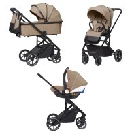 Коляска универсальная CARRELLO Alfa+ 3in1 Evening Beige CRL-6508