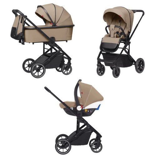 Коляска универсальная CARRELLO Alfa+ 3in1 Evening Beige CRL-6508