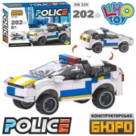 Конструктор полицейская машина, 202 детали Limo Toys KB 225