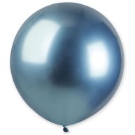 Гелиевый Шарик латексный  ShinyBlue 19"  (3102-0543)