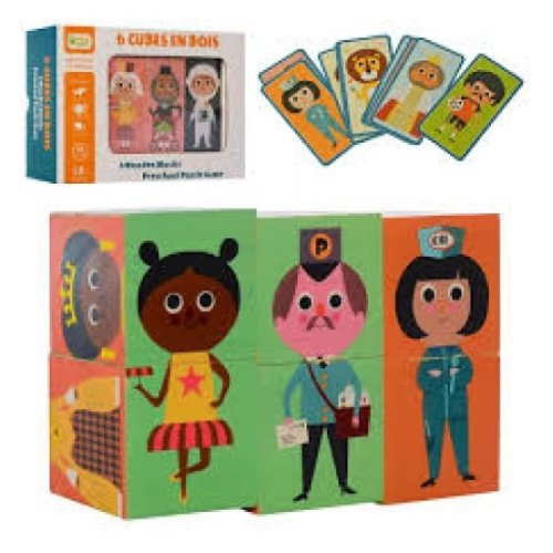 Деревянная игрушка Кубики (MD2643)