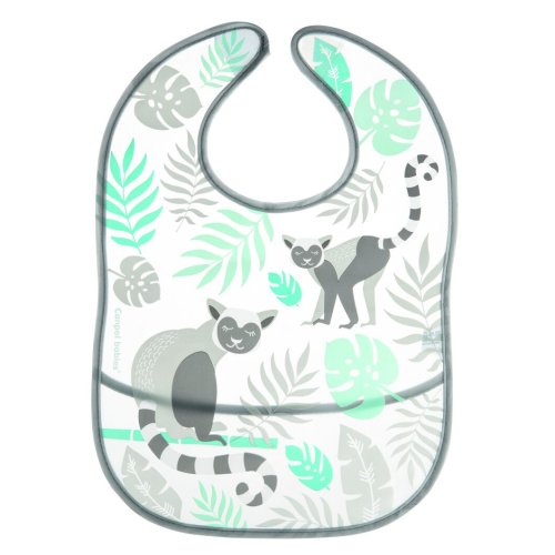 Canpol babies Слюнявчик с карманом Jungle (9/238_grey)