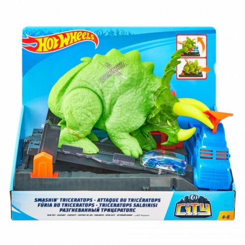 Игровой набор «Опасный Трицератопс» Hot Wheels