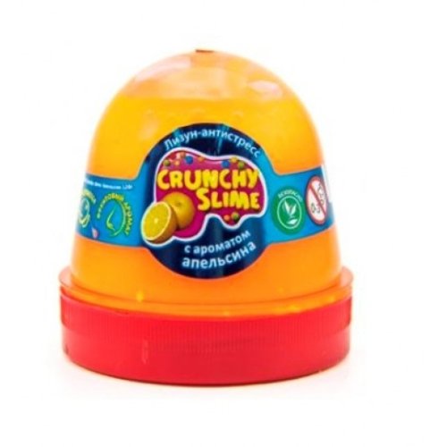 Лизун-антистрес TM Mr.Boo Crunchy slime Апельсин A80086