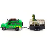 Игровой набор TechnoDrive Машина Land Rover с прицепом и динозавром 520178.270