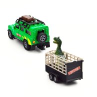 Игровой набор TechnoDrive Машина Land Rover с прицепом и динозавром 520178.270