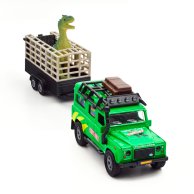Игровой набор TechnoDrive Машина Land Rover с прицепом и динозавром 520178.270