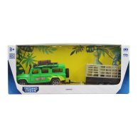 Игровой набор TechnoDrive Машина Land Rover с прицепом и динозавром 520178.270