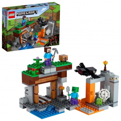 Конструктор Lego Minecraft «Заброшенная» шахта, 248 деталей 21166