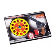 Игрушечный пистолет с мишенью Edison Giocattoli Target Game 28см 8-зарядный