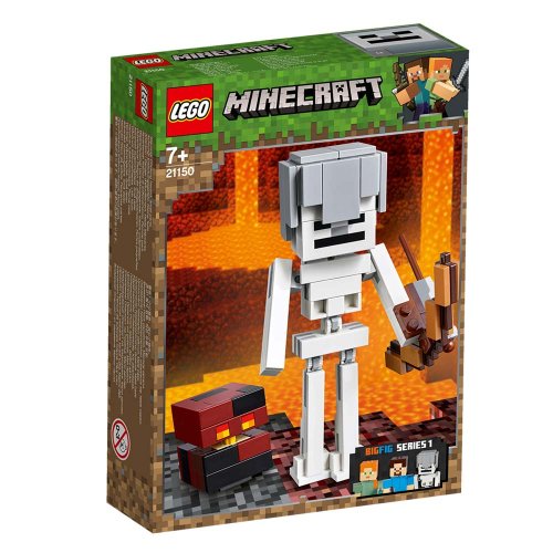 Lego Minecraft Скелет и лавовый куб (21150)