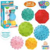 Игрушка для купания Limo Toy Мячики сенсорики, 6 шт HB 0024