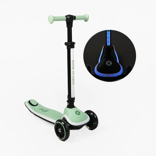 Самокат трехколесный Kick`n`roll с подсветкой, колеса PU 125х35 мм X2P-002