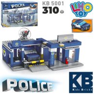 Конструктор Limo Toy Полицейский участок с машиной, 310 деталей KB 5001