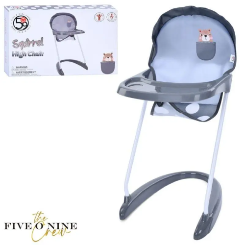 Стульчик для кормления FiVEoNiNE для куклы, металлический T770035