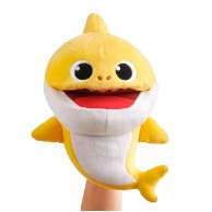 Интерактивная мягкая игрушка на руку BABY SHARK с изменением темпа воспроизведения – Малыш Акуленок