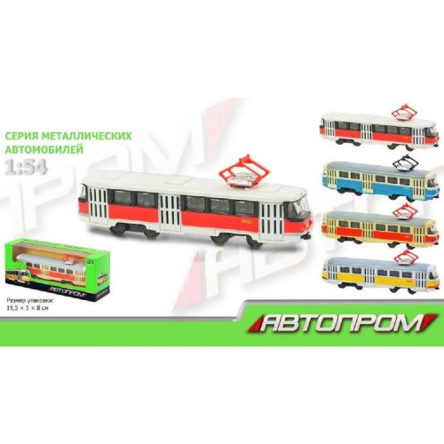 Трамвай металл  "АВТОПРОМ"  6411ABCD