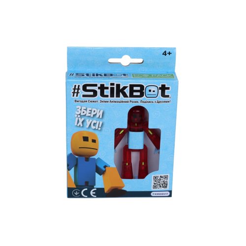 Фигурка для анимационного творчества StikBot, красный TST616-23UAKDR