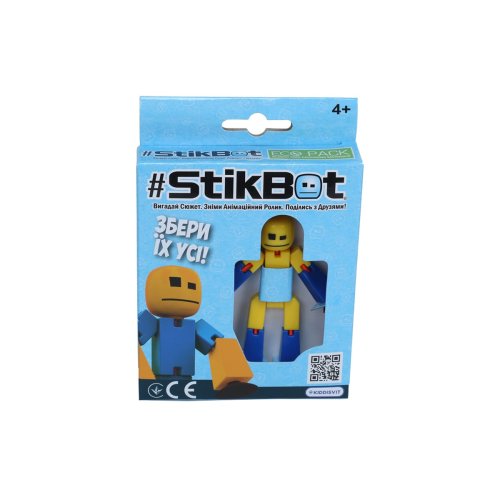 Фигурка для анимационного творчества StikBot, желто-синий TST616-23UAKDY