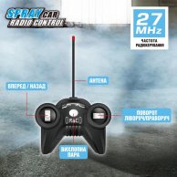Машинка Sulong Toys Spray Car на р/у Sport, 1:24 голубая SL-354RHBL