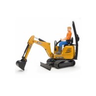 Игровой набор Bruder Мини-экскаватор JCB 8010 CTS с фигуркой 62002