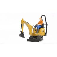 Игровой набор Bruder Мини-экскаватор JCB 8010 CTS с фигуркой 62002