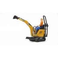 Игровой набор Bruder Мини-экскаватор JCB 8010 CTS с фигуркой 62002